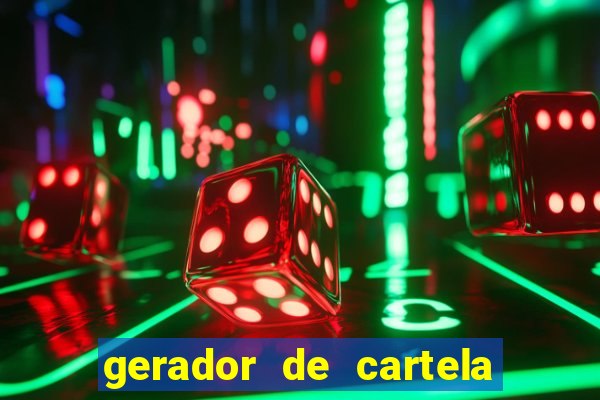 gerador de cartela de bingo